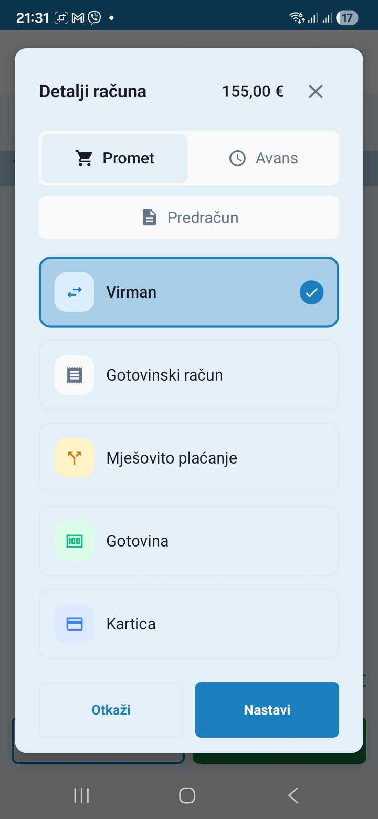 Atlas Android - Plaćanje